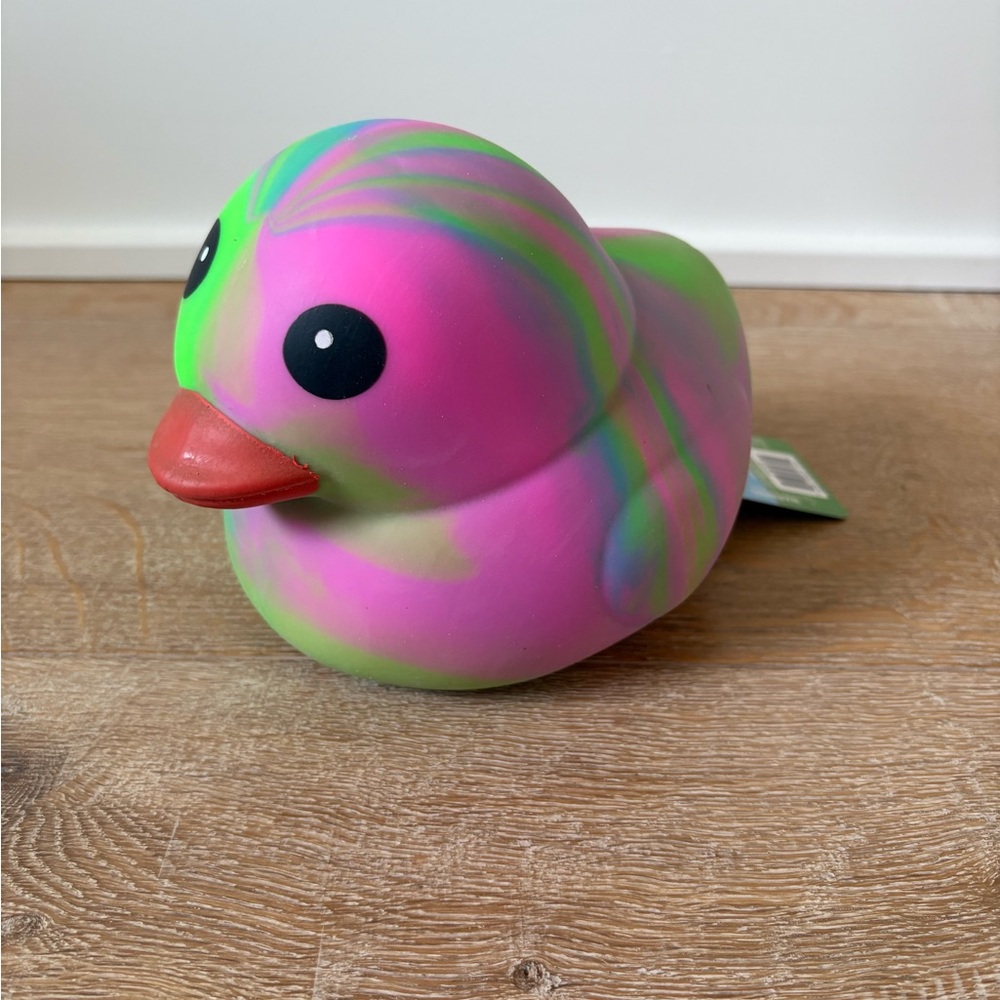 Squeeezy Duck in pink/green **VIRAL